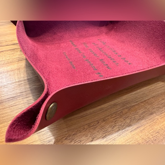 Red Catchall Trays (2) Father’s Day - Picture 7 of 8